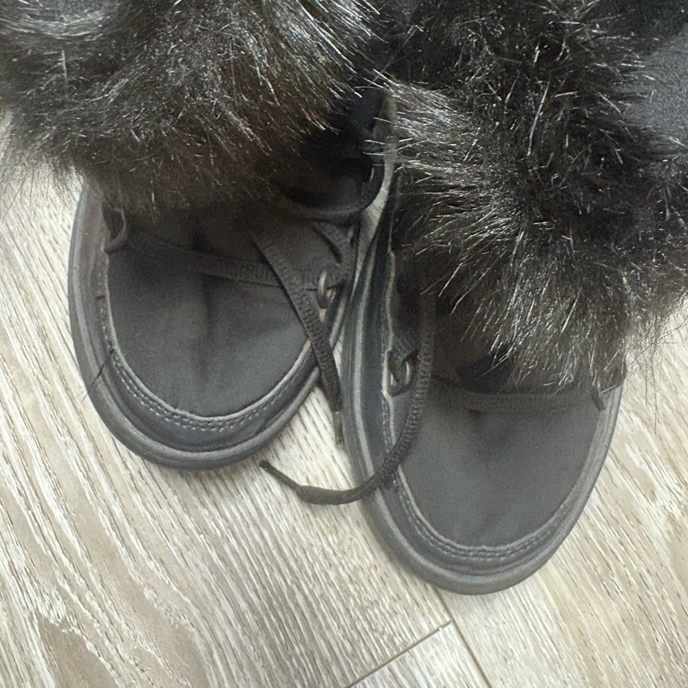 CROCS Black Fur-Lined Winter Boots - Picture 8 of 9